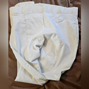 😃 RAFAELLA Comfort Stretch Pants White Size 14